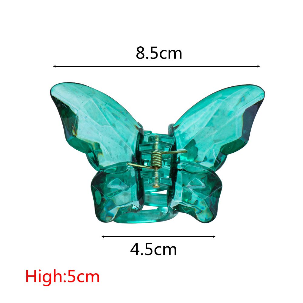 (Hàng Mới Về) Kẹp Tóc Càng Cua Trong Suốt Bằng Acrylic Nhiều Màu Cho Nữ