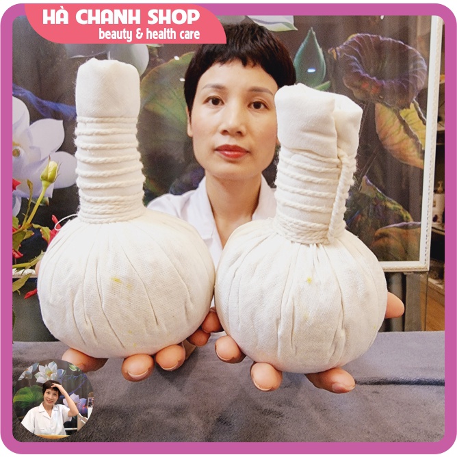 Bóng Chườm Thảo Dược Massage Nắm Thảo Dược Chườm Nóng Thái Cao Cấp 200g Làm Nóng Bằng Tủ Hấp Lò Vi Sóng Chăm Sóc Cơ Thể