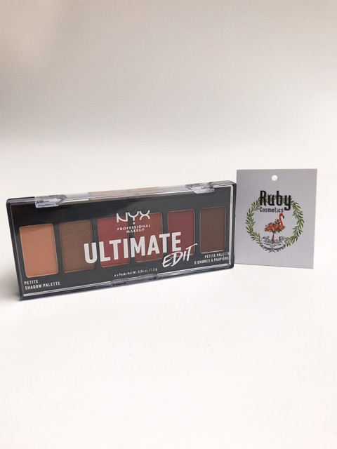 Phấn Mắt Nyx Ultimate Edit Petite Shadow Palette (Hộp 6 ô)