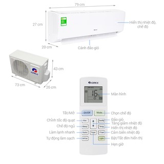 Máy lạnh/điều hòa Gree GWC09IB-K3NNB2 1hp