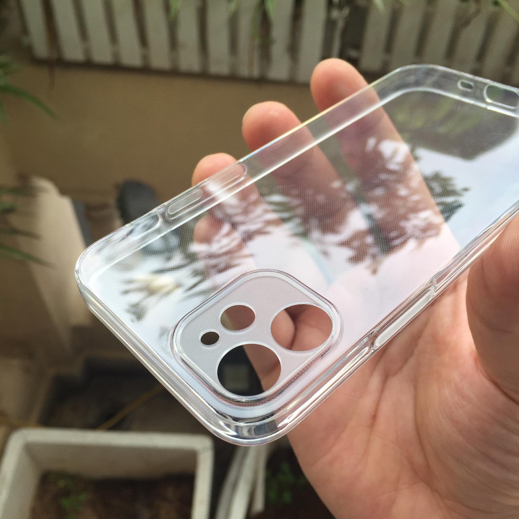 Ốp lưng silicon Gor cho Apple iPhone 12 Mini 5.4 inch siêu mỏng, có gờ bảo vệ camera