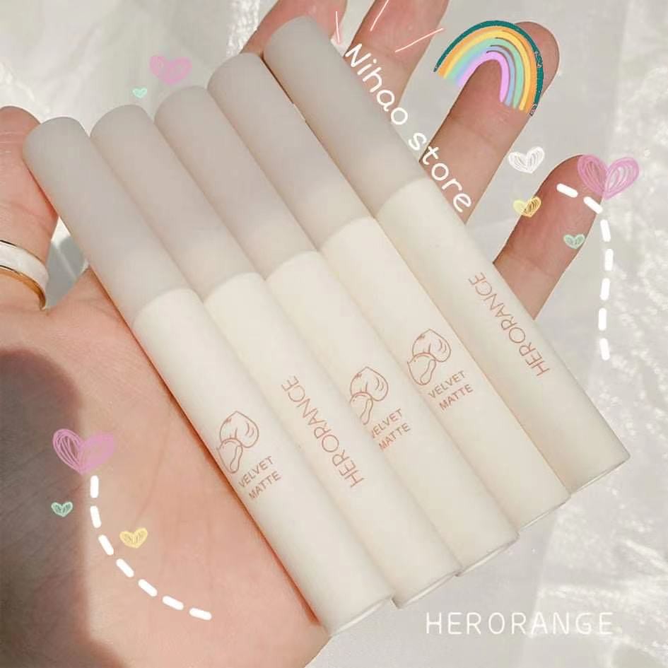[Hàng mới về] Son môi trang điểm màu nhung mịn xinh xắn dành cho học sinh | BigBuy360 - bigbuy360.vn
