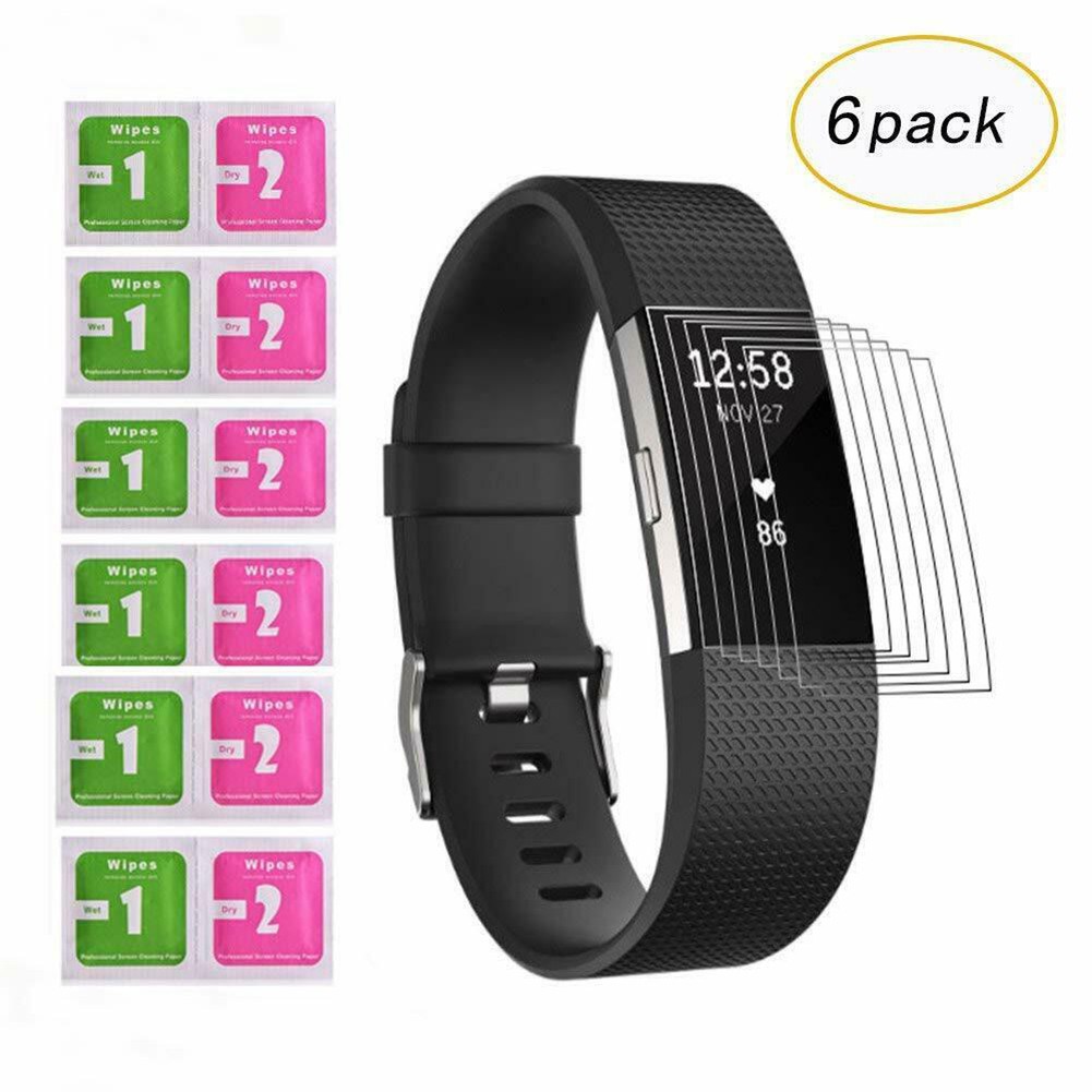 6 Miếng Dán Bảo Vệ Mặt Đồng Hồ Thông Minh Fitbit Charge 3 V19