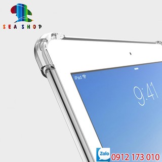 Ốp lưng iPad 2,3,4, Air2, Pro 9.7, 10.2, 10.5 inch, Mini 1, 2, 3, Pro M1,M2, Air5 - 4 Góc dày - Nhựa dẻo - Chống sốc