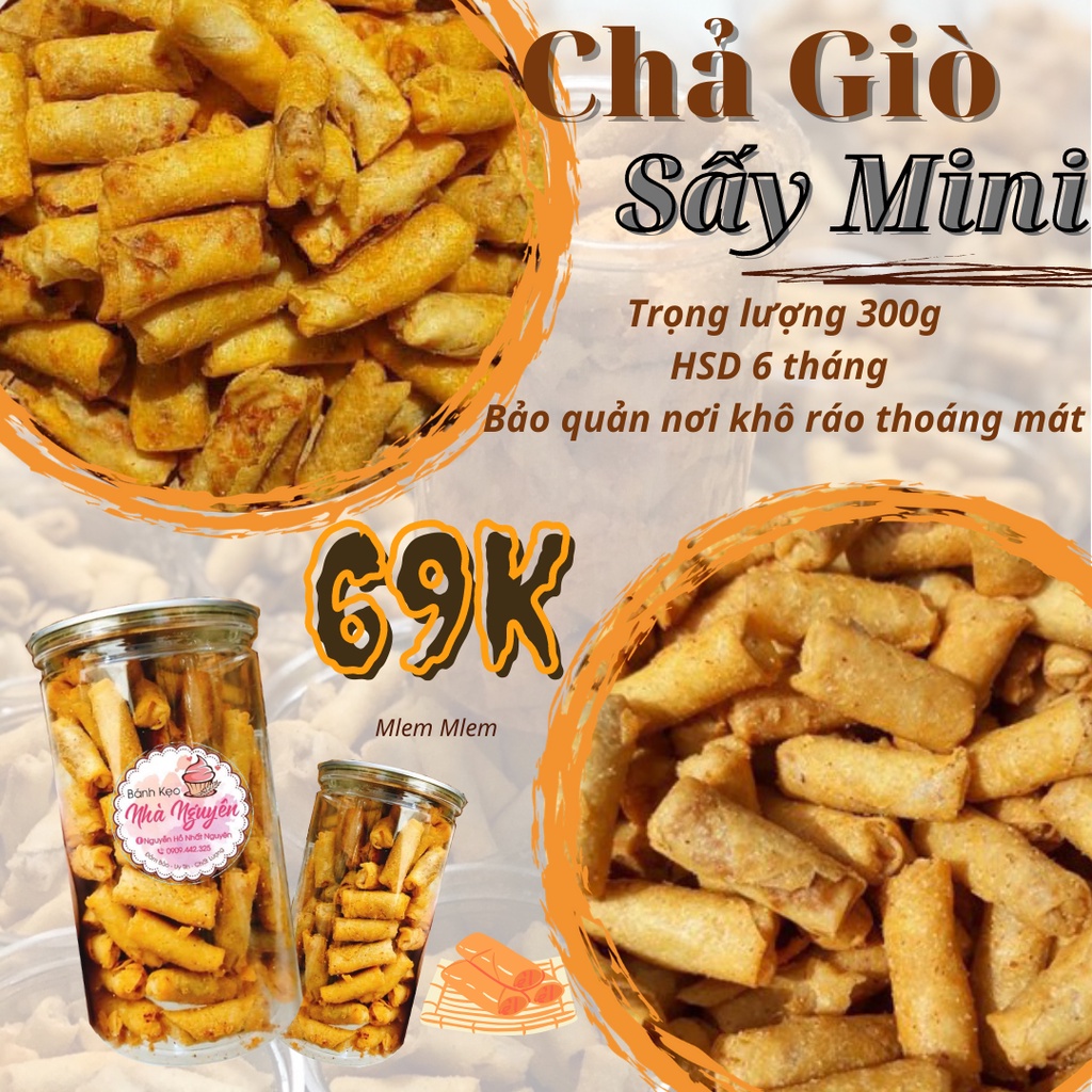 CHẢ GIÒ SẤY MINI