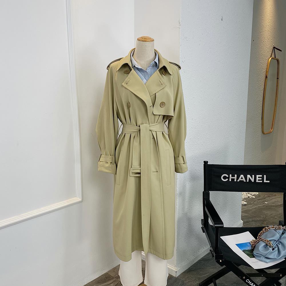 Áo Khoác Dáng Dài Tới Gối Phối Hai Hàng Nút Phong Cách Hàn Quốc Hàng Mới Dành Cho Bạn Nữ 2021 | BigBuy360 - bigbuy360.vn