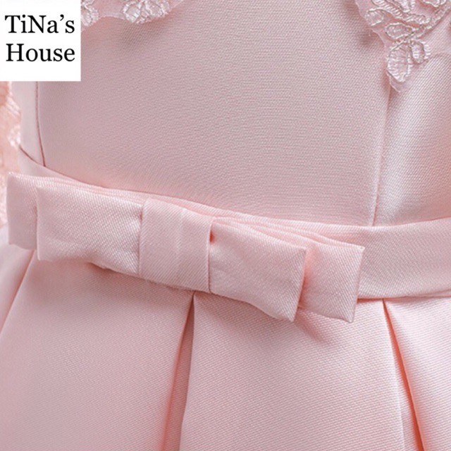 Đầm Công Chúa Cao Cấp Kiểu Trễ Vai vs Phối Ren Tay Lỡ... Cho Bé Từ 03-10 Tuổi.