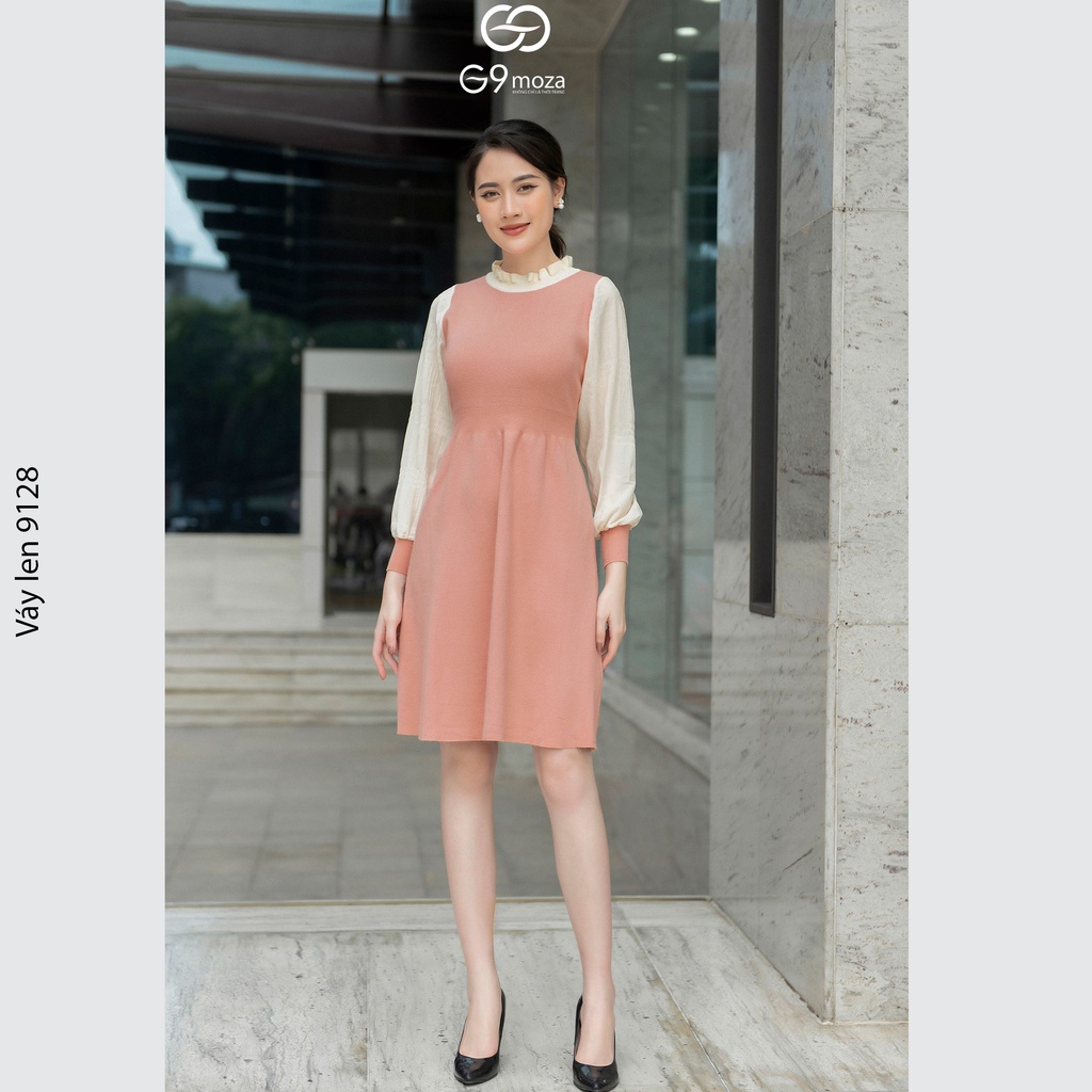 Đầm len G9moza 9128 với chất liệu Được làm từ chất len cao cấp, mềm - nhẹ, giữ ấm tốt