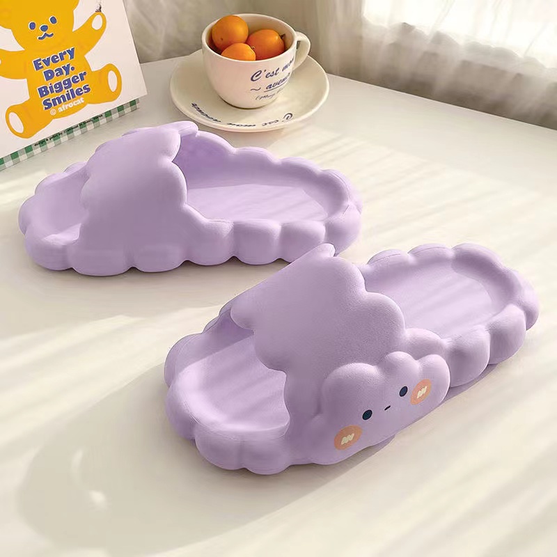 Dép đi trong nhà đám mây cute đế mềm chống trơn trượt HOT 2022 đủ màu đủ size 36-41