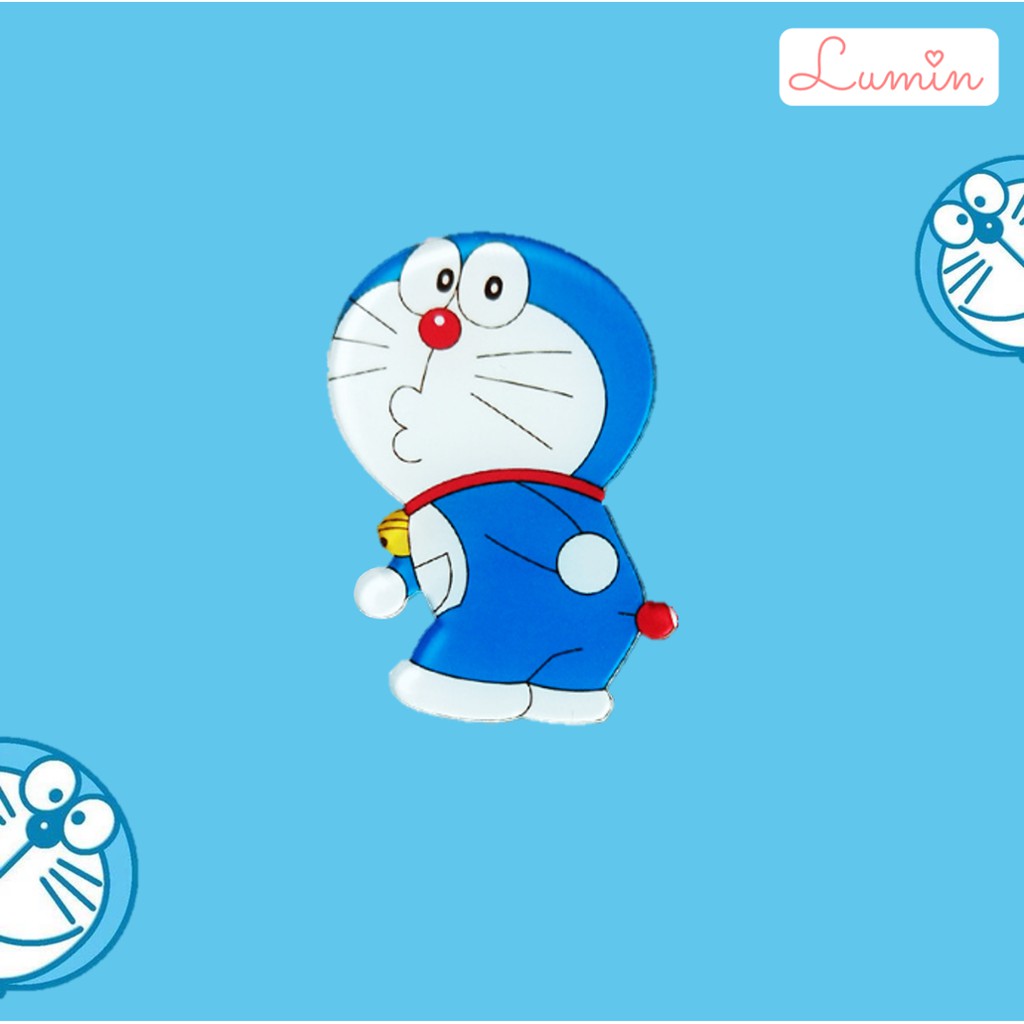 Huy hiệu cài balo, pin, ghim cài hình doraemon dễ thương | Lumin Store