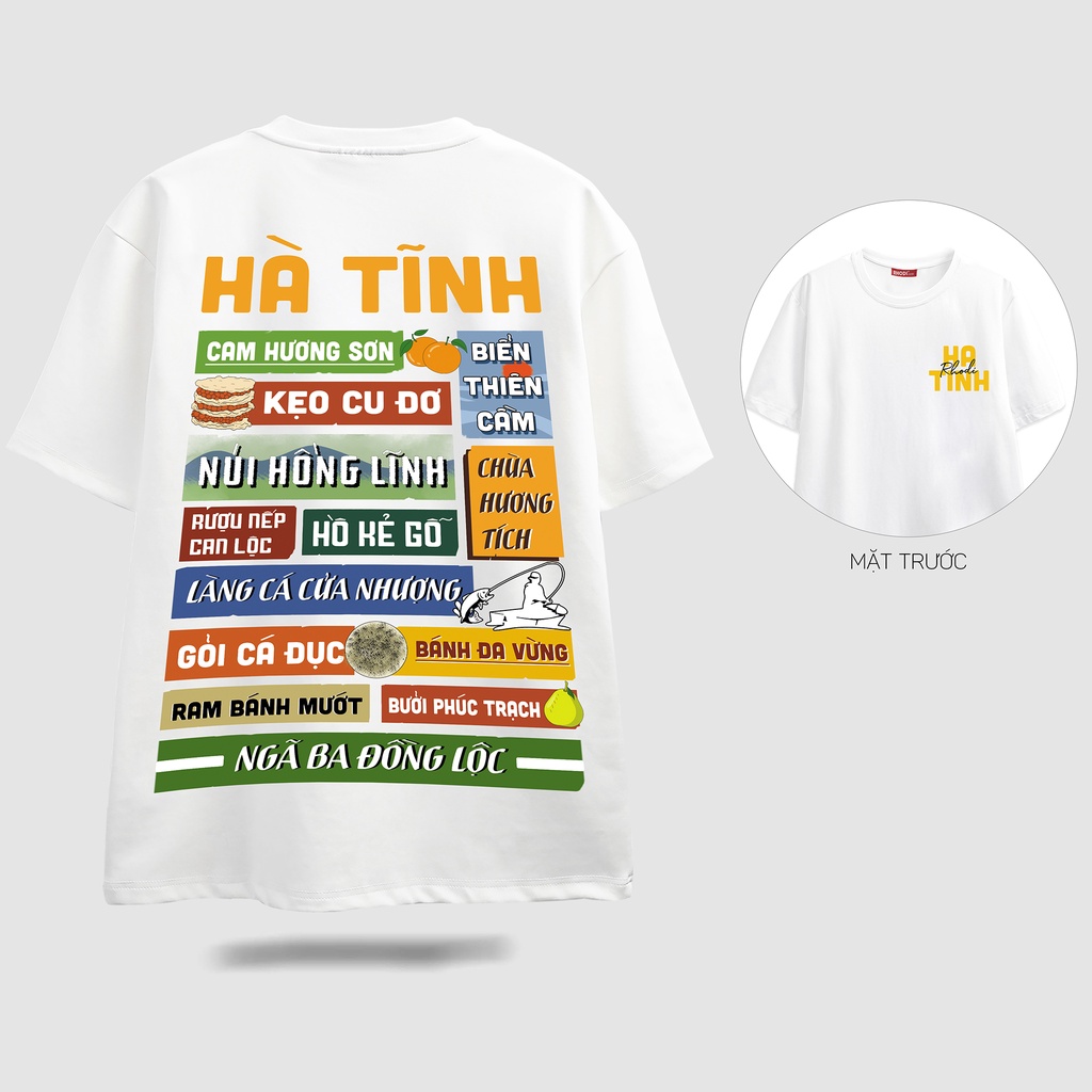 Áo thun local brand RHODI phông cổ tròn tay lỡ unisex nam nữ thế hệ genz Hà Tĩnh