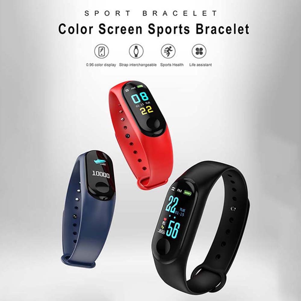 Vòng đeo tay thông minh M3 theo dõi sức khỏe