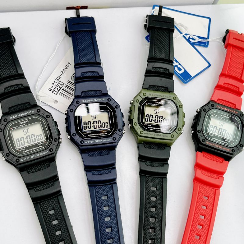 ĐỒNG HỒ CASIO UNISEX W218 CHO CẢ NAM VÀ NỮ | CHÍNH HÃNG