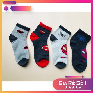 Combo 5 đôi tất trẻ em hình siêu anh hùng