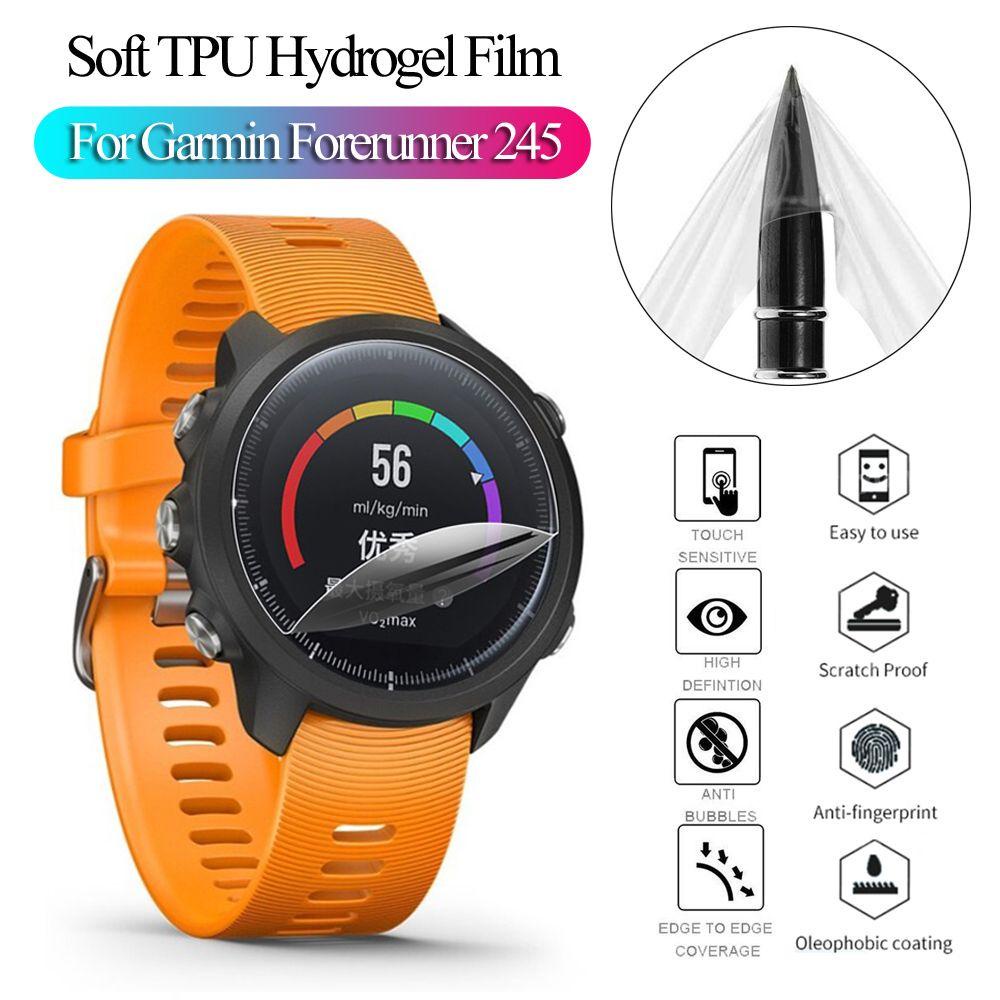 Miếng Dán Hydrogel TPU Bảo Vệ Mặt Đồng Hồ Thông Minh Garmin Forerunner 245 Music