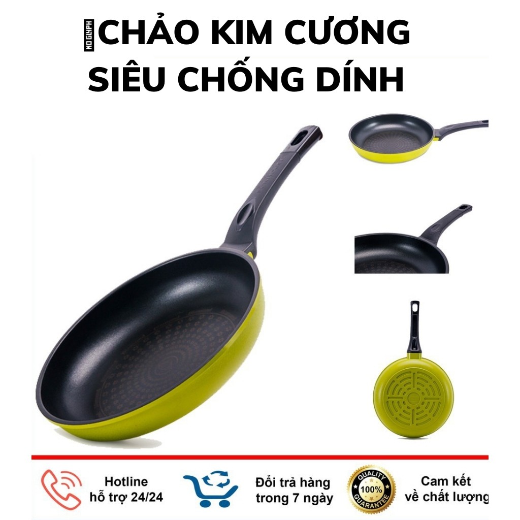 Chảo chống dính Sunhouse size CT18-CT20-CT 24- CT26- CT28-CT30cm