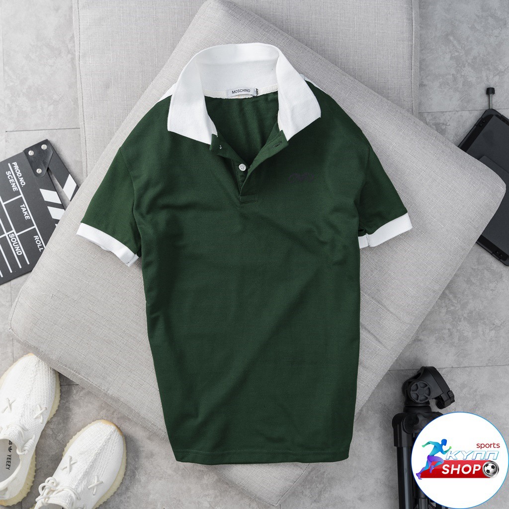 Áo thun có cổ thời trang nam chất liệu vải thun cao cấp phom 40-75kg kynn shop