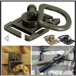 Móc Chữ D 25mm Kẹp Dây Balo (Nhiều Màu)