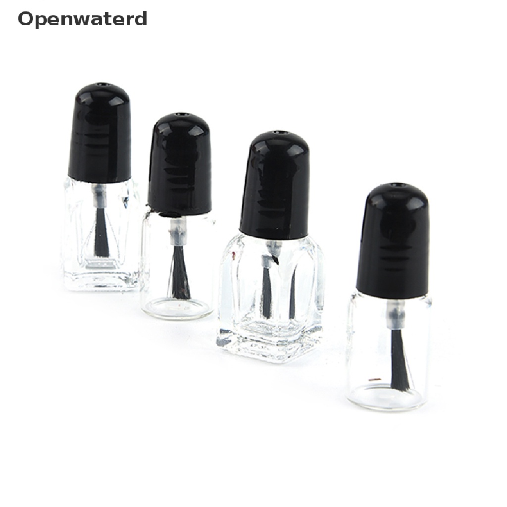 Lọ thủy tinh rỗng 2ml/ 3ml nắp màu đen đựng sơn móng tay