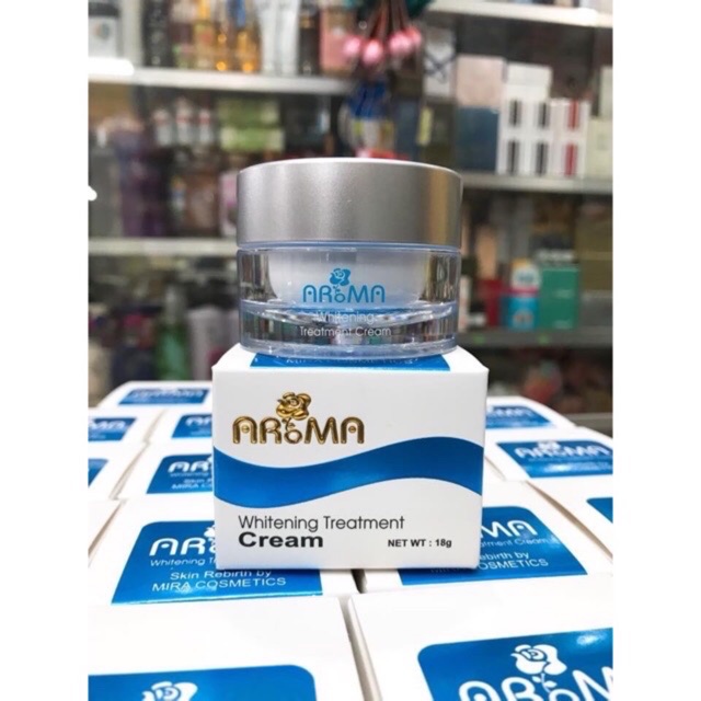 Kem Trắng Da Aroma Mira Whitening Treatment Cream 18g