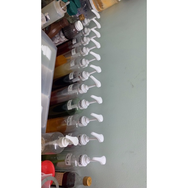 Vòi bơm siro MONIN 10ml đa năng pha chế - Pump Syrup Monin 10ml Vừa các chai Monin, Maulin, Gifard,Torani, Boduo 2L