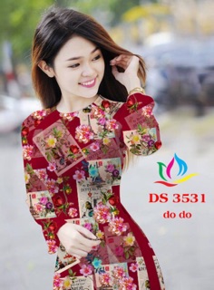 Vải áo dài Lụa tằm ý -320k /1 bộ