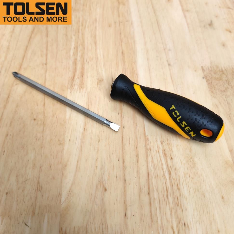 Tua vít 2 trong 1 hai đầu cán mềm 6x135mm TOLSEN 20042