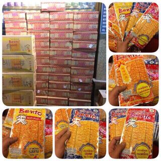 Thùng 36 gói mực bento 20gr thái lan trọn màu