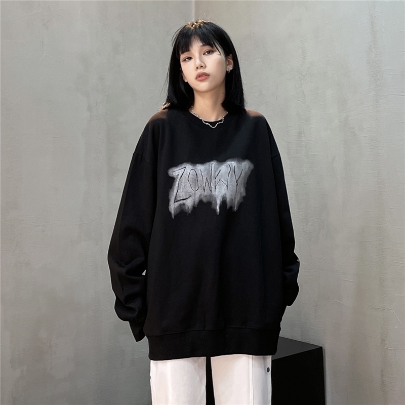 NRVP Áo Hoodie Thiết Kế Đơn Giản Thời Trang Hàn Quốc Cho Nữ