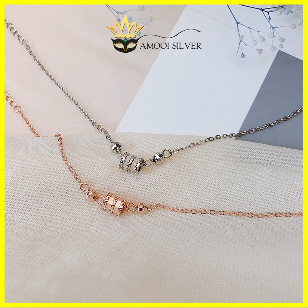 Lắc tay bạc S925 trụ móc máy - Amooi Silver AT68