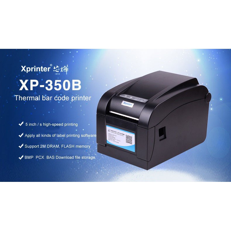 Máy In Mã Vạch Xprinter XP-350B