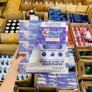 Kem Đánh Răng Crest 3D White Advanced Whitening 158g