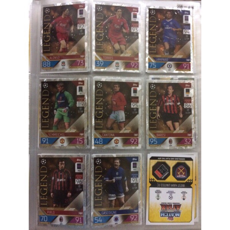 Thẻ cầu thủ Match Attax 22/23
