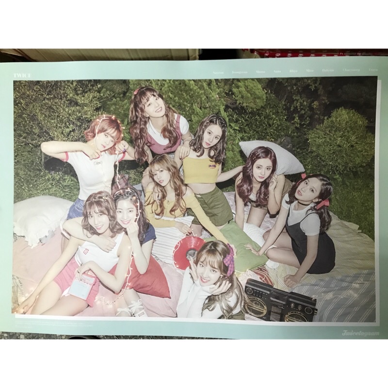 POSTER TWICE  MERRY&HAPPY, WHAT IS LOVE, TWICETAGRAM