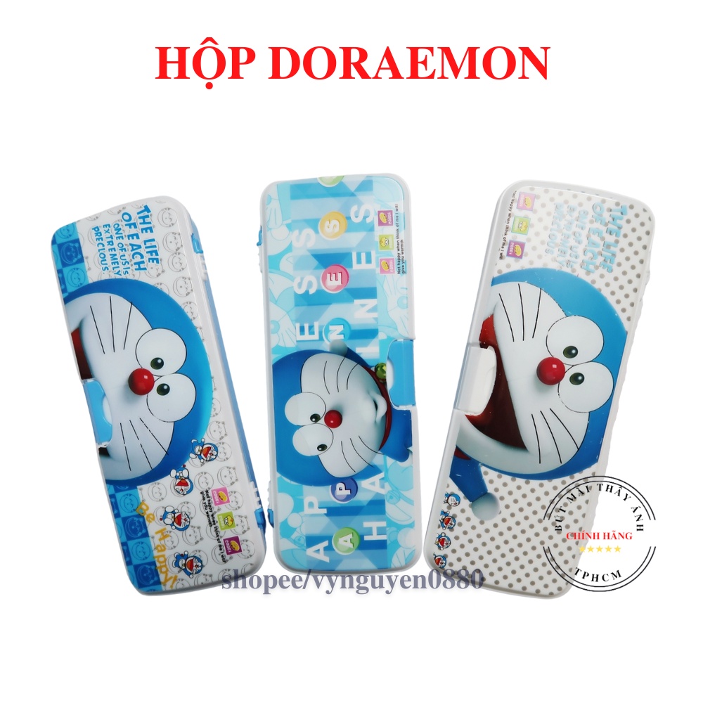 [Mã LIFEBOOK2 giảm 10% đơn 0Đ] Hộp bút nhựa Doraemon dễ thương