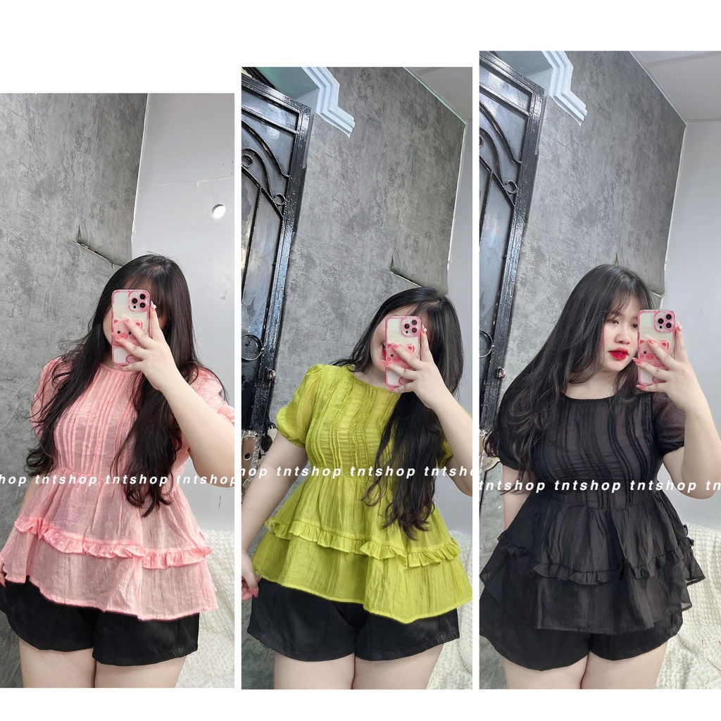 ÁO ĐŨI 2 TẦNG BÈO [ TNT SHOP BIGSIZE 60KG 90KG ]