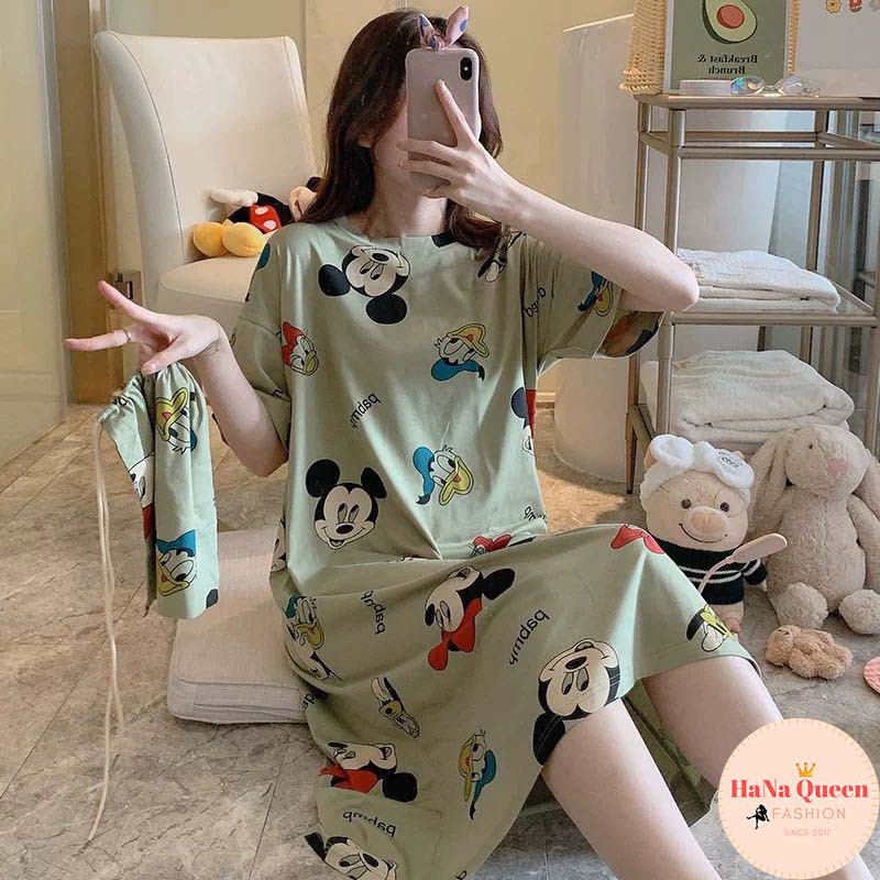 [Sẵn Hàng] Váy ngủ họa tiết hoạt hình dễ thương (Hàng Quảng Châu loại đẹp) | BigBuy360 - bigbuy360.vn