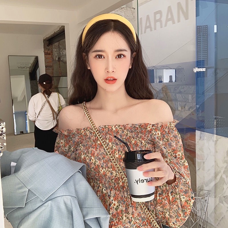 Áo hoa PERTY phong cách Hàn Quốc thời trang mùa hè cho nữ