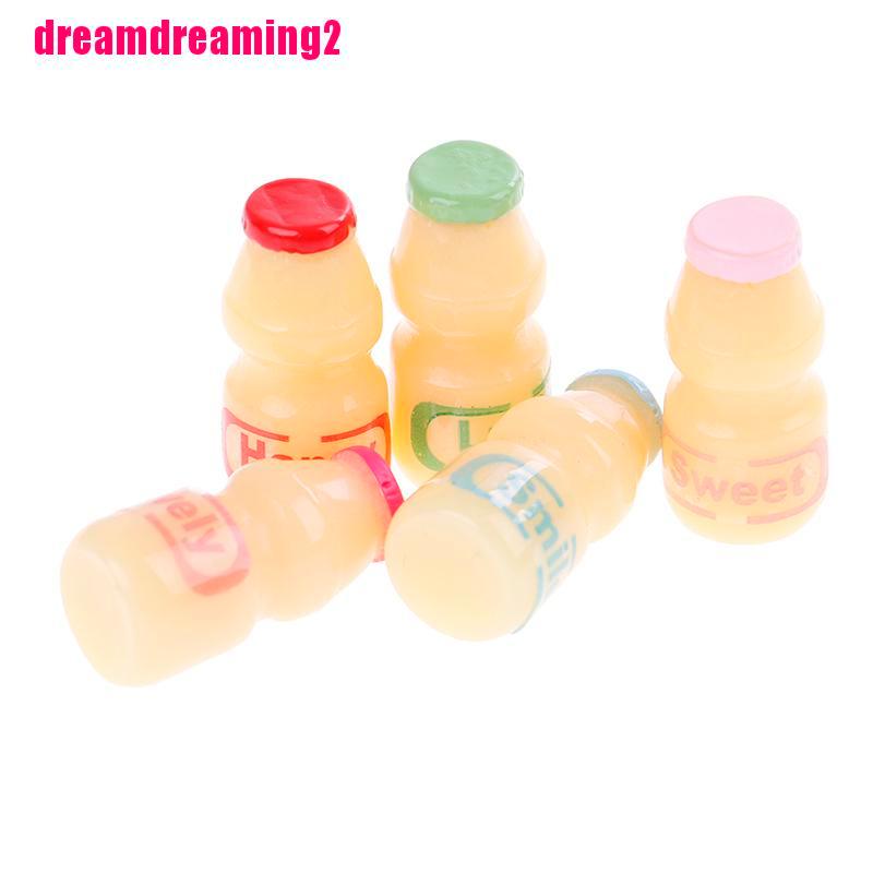 Bộ 5 Bình Sữa mini Đồ Chơi Cho Búp Bê
