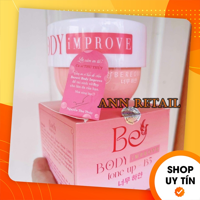 Kem Body Thu Thủy BEOVI TOO WHITE BE Improve
