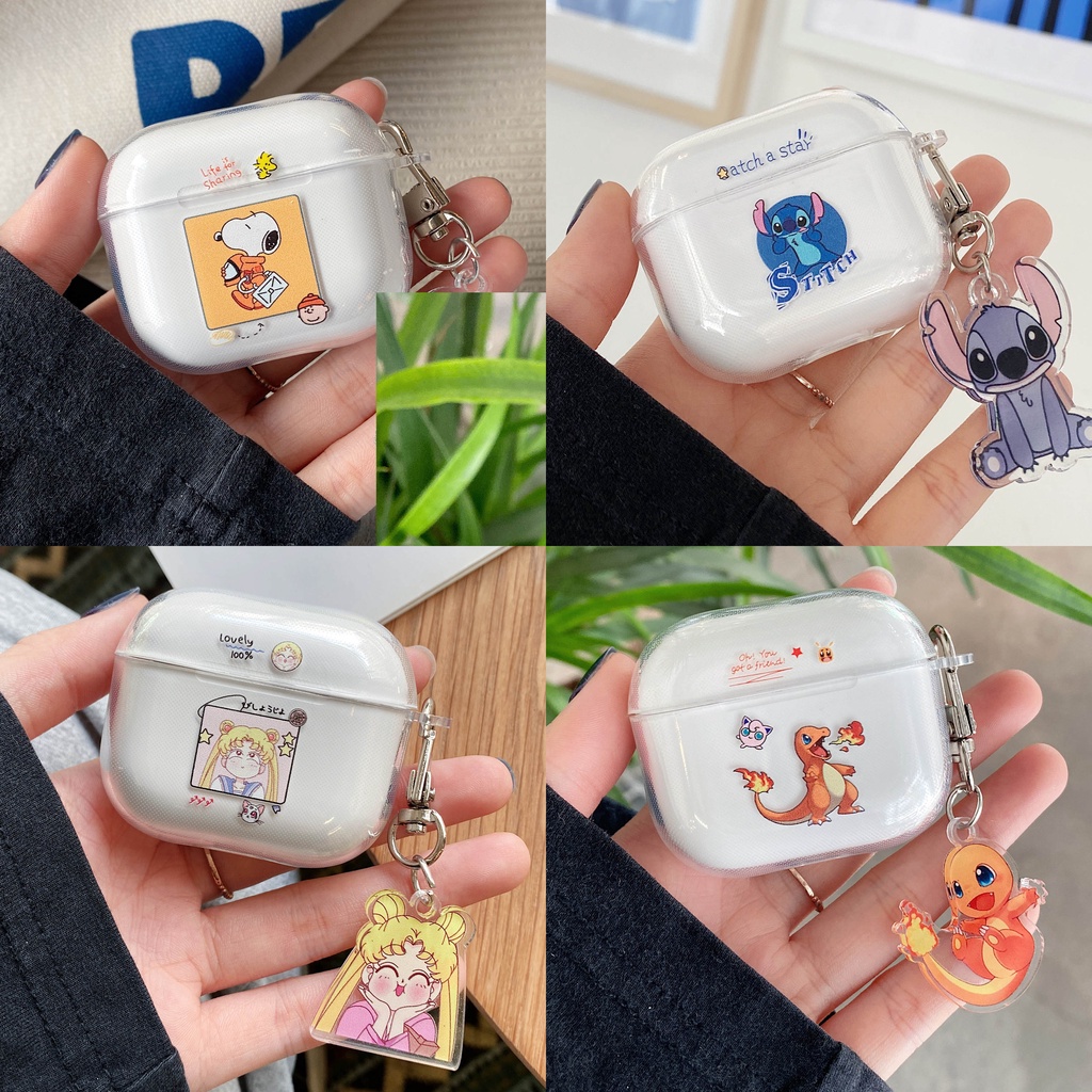 Vỏ Bảo Vệ Hộp Sạc Tai Nghe compatible AirPods Pro compatible AirPods 3 / 3rd / 20 / 3rd Pro Ốp