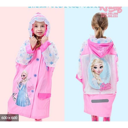 Áo mưa trẻ em cao cấp hình thú đáng yêu cho bé