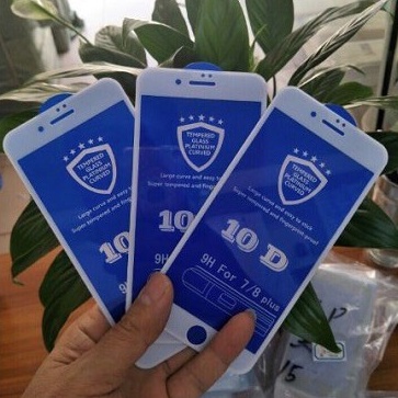 Kính cường lực 10D mới nhất full màn cho 6 6s 6Plus 6sPlus 7plus 8Plus X XsMax 11/12/13promax siêu hot