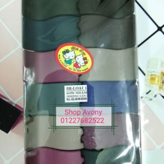 Kẹp tóc càng cua 5 răng hàng (VN) màu sậm