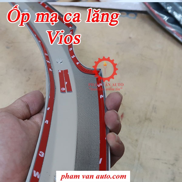Ốp mạ ca lăng Toyota Vios 2015  hàng chất lượng cao giá tốt Phạm Văn auto
