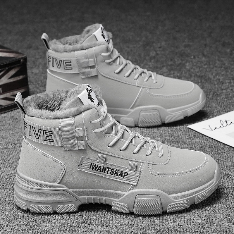 Giày bốt da lộn lót lông thời trang cho nam | BigBuy360 - bigbuy360.vn