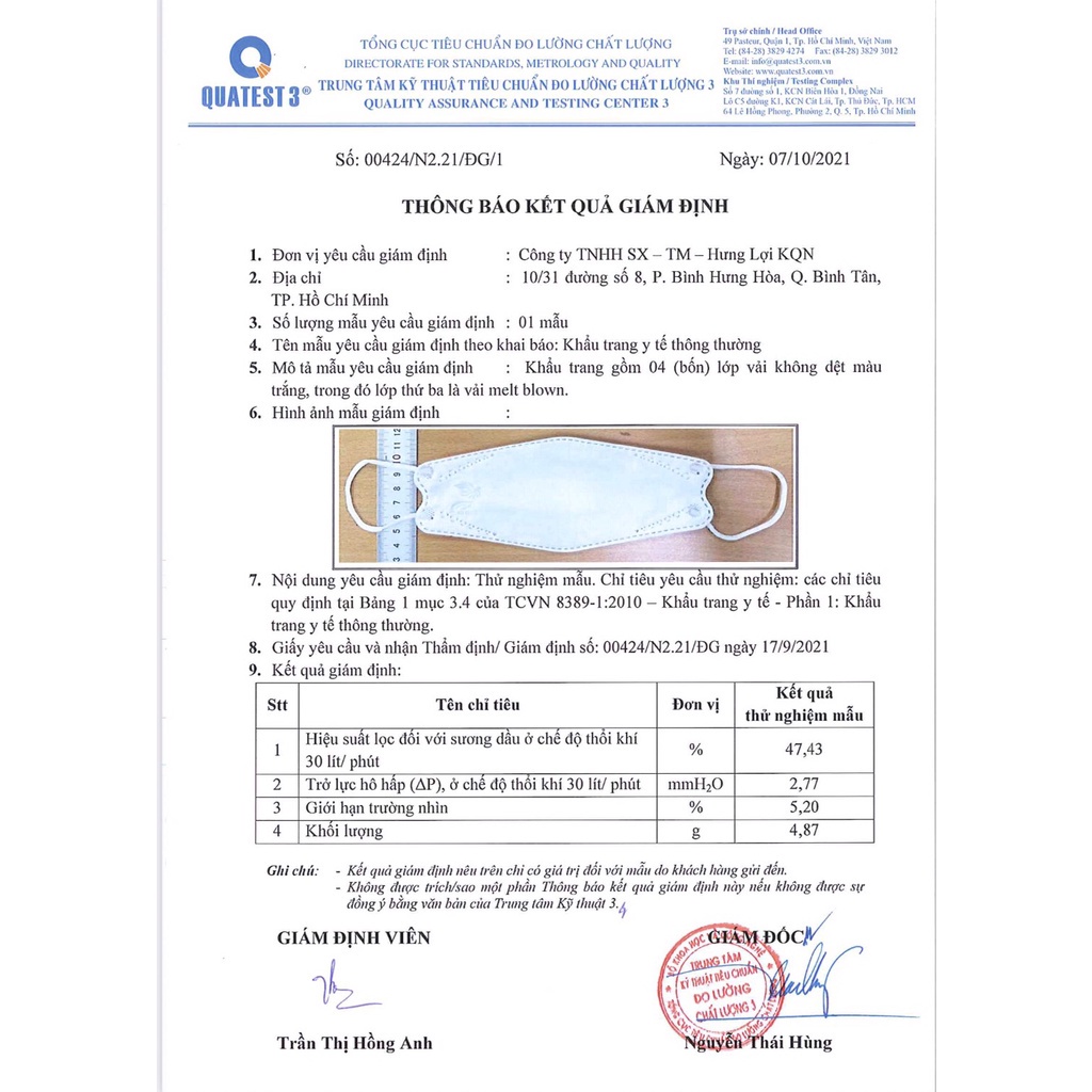 1 Thùng 300 Khẩu Trang 4 LỚP KHÁNG KHUẨN KF94 FAMACO KQN 4D Hight Quality - KF94