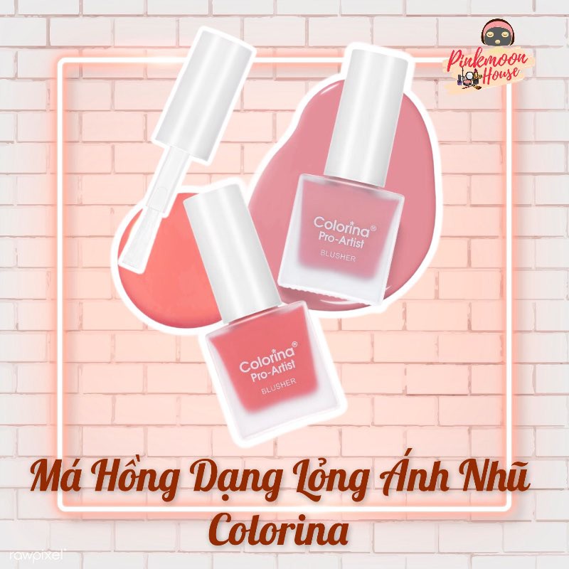 [xả kho] ✨KEM MÁ HỒNG DẠNG CỌ MỀM COLORINA SIÊU ĐẸP✨