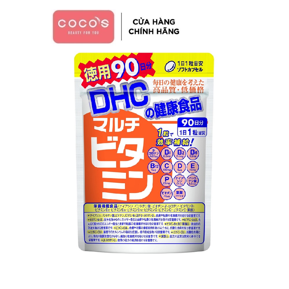 Viên uống DHC Nhật Bản Multi Vitamin Tổng Hợp 90 Ngày (90 Viên)