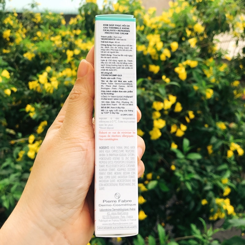 Kem phục hồi, làm mờ sẹo và cấp ẩm cho da Avene Cicalfate Restorative Skin Cream 40ml